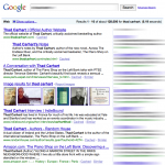 Example of search engine optimization results An SEO client of Thoughtfaucet gets to #1 on Google.